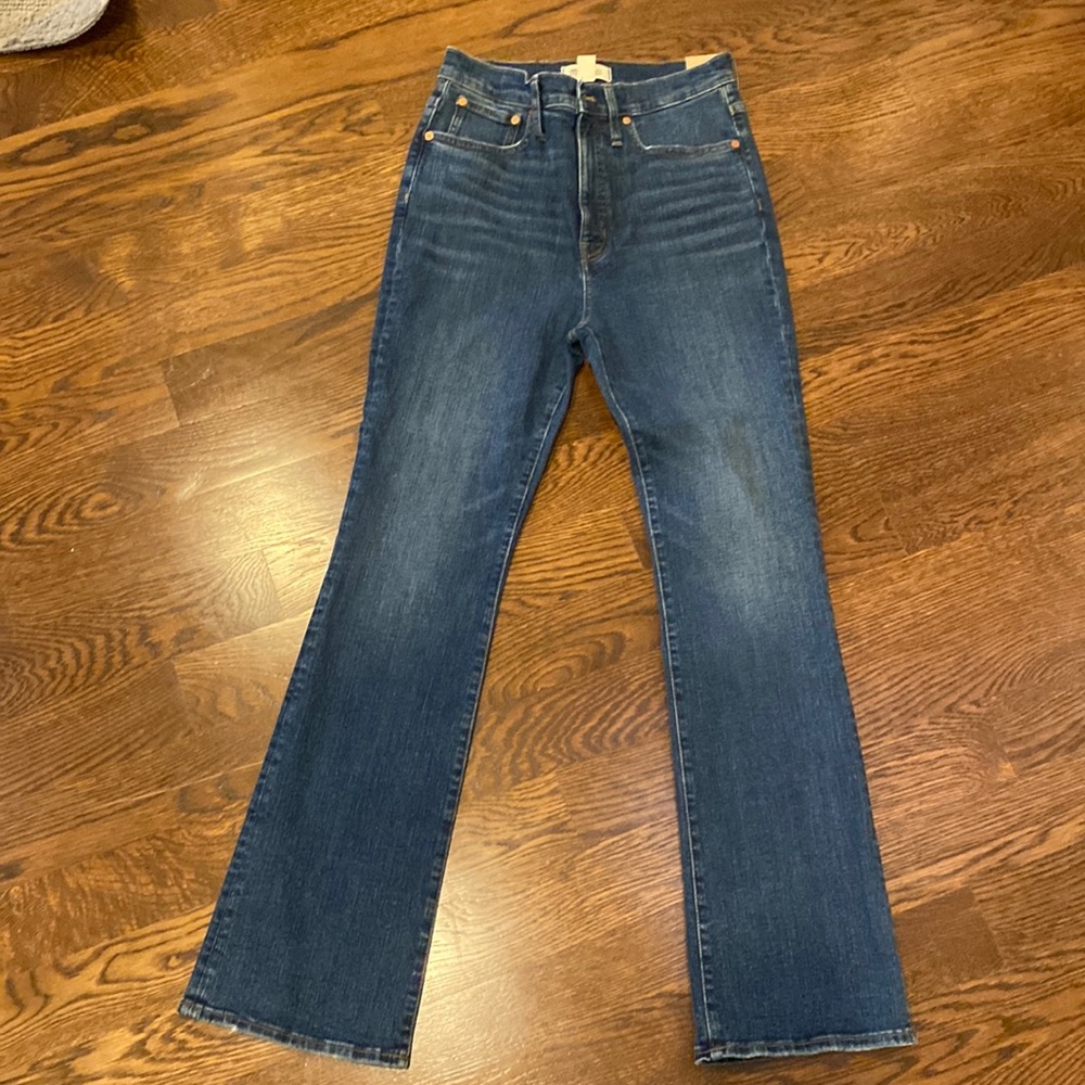 Madewell new jeans skinny flare high waist